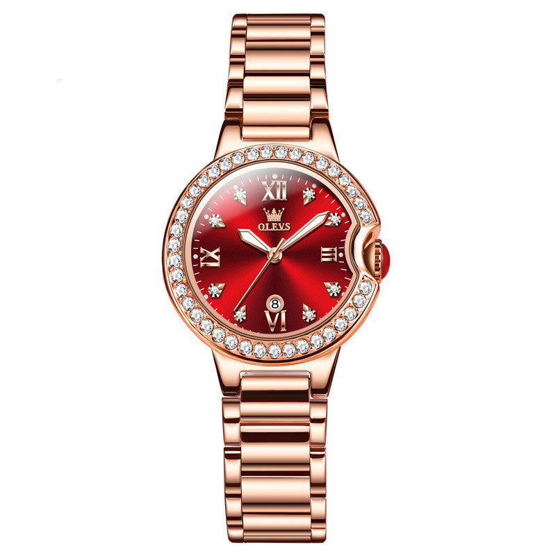 Waterproof Rose Gold Women's Watch