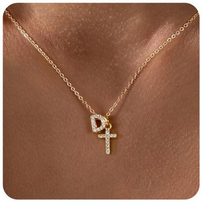 Copper Letter Necklace - Personalized A-Z
