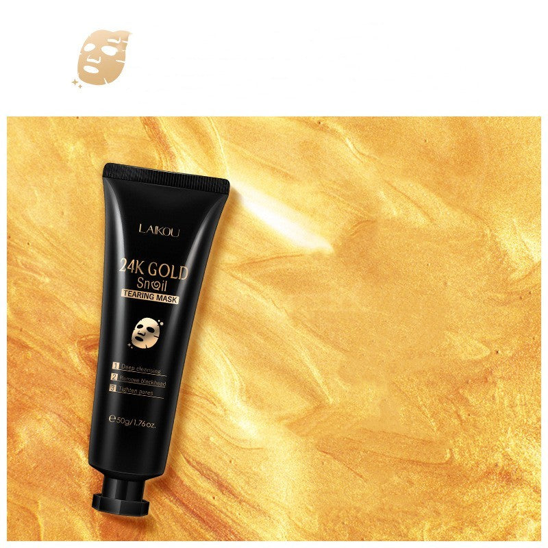 Gold Foil Snail Tear-Off Mask Hydrating The Max Mall