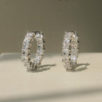 Natural Copper Zircon Circle Earrings The Max Mall