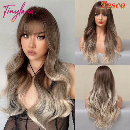 Long Black Wavy Wig
