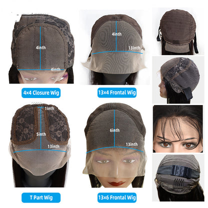 Hand-Woven Real Hair Wig
