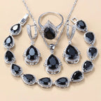 Diamond Treated Copper Jewelry Set - 4 Piece The Max Mall