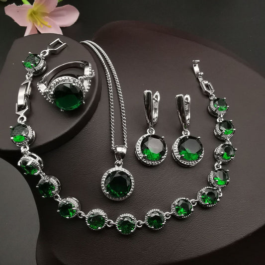 Love Heart Jewelry Set - 4 Piece Collection