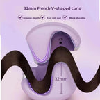 Hair Curling Iron 32mm Deep Wave Hair Curler 4 Temperature Adjustable Fast Heating Crimping Iron Styler Wand For All Hair Style The Max Mall