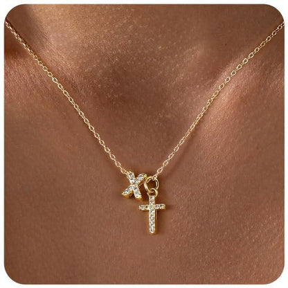 Copper Letter Necklace - Personalized A-Z