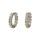 Natural Copper Zircon Circle Earrings The Max Mall