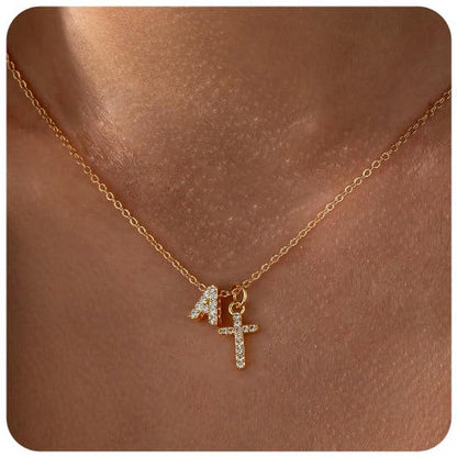 Copper Letter Necklace - Personalized A-Z