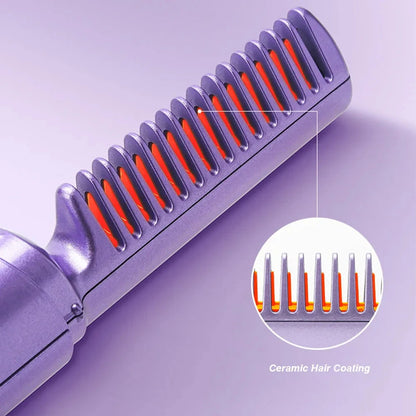 Cordless Hair Straightener Brush