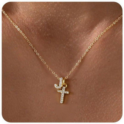 Copper Letter Necklace - Personalized A-Z