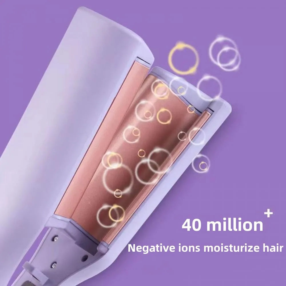 Hair Curling Iron 32mm Deep Wave Hair Curler 4 Temperature Adjustable Fast Heating Crimping Iron Styler Wand For All Hair Style The Max Mall