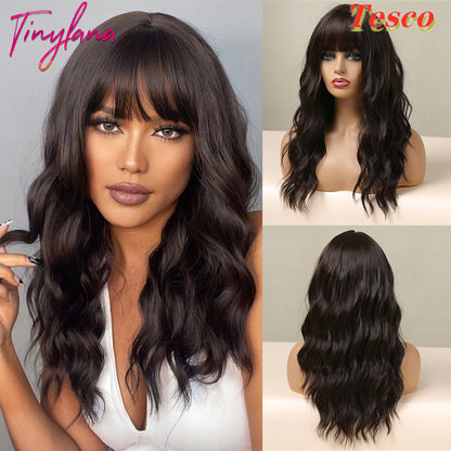 Long Black Wavy Wig