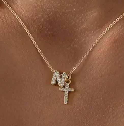 Copper Letter Necklace - Personalized A-Z