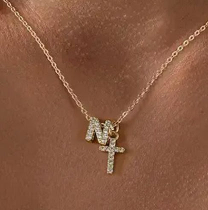 Copper Letter Necklace - Personalized A-Z