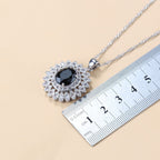 Copper Gem Jewelry Set - 4 Piece Water Wave The Max Mall